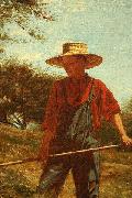Winslow Homer Haymaking oil painting artist